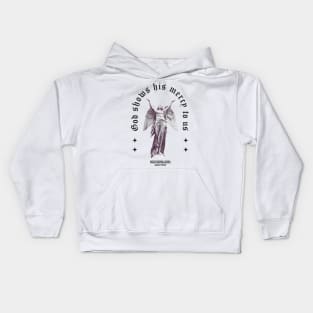 God Show His Mercy - Angels Prayer #001 Mono by Holy Rebellions Kids Hoodie